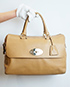 Del Rey, &pound;425, Handbags, Brown, Leather, Front view